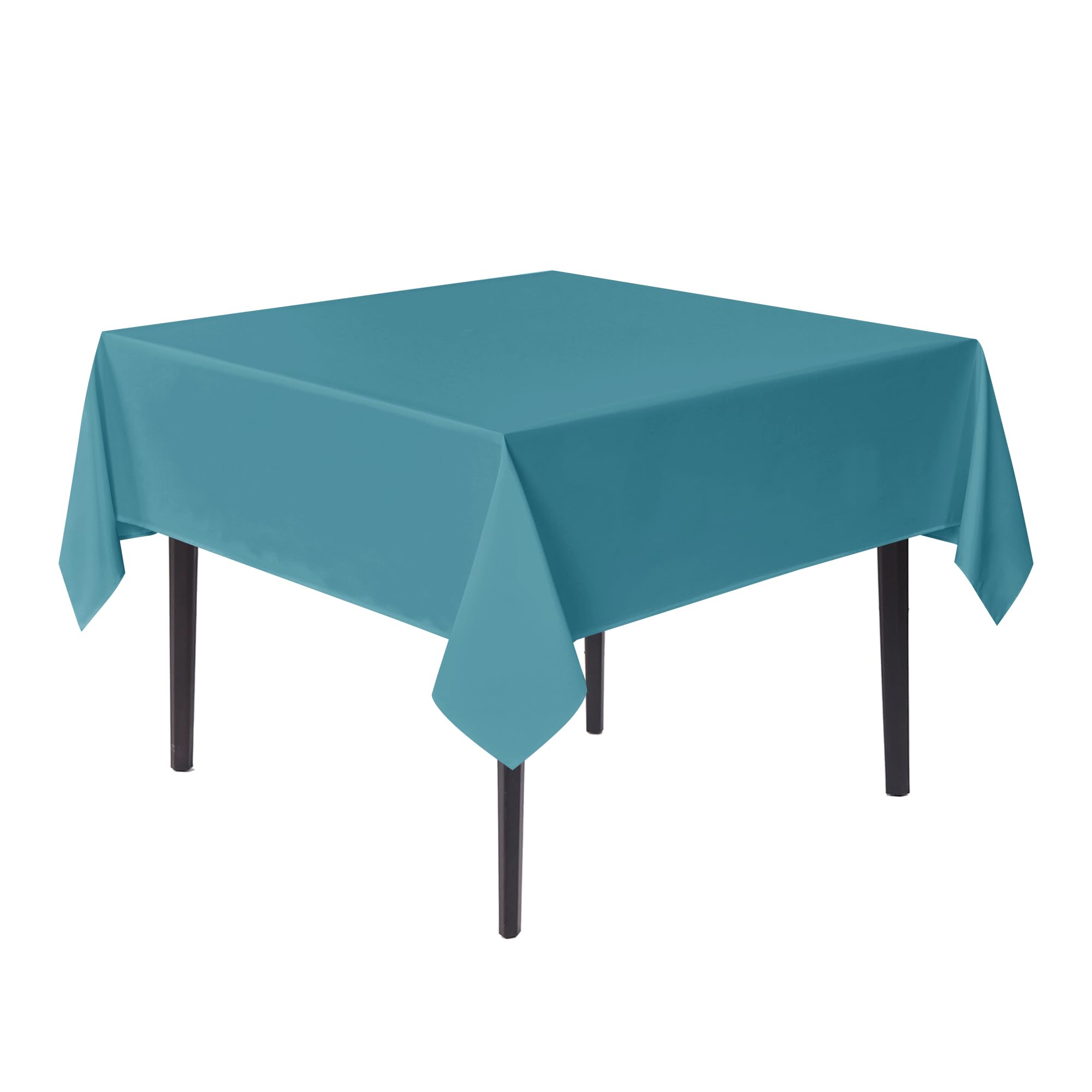 Photo 1 of Sancua Tablecloth Teal 36x36 Inch