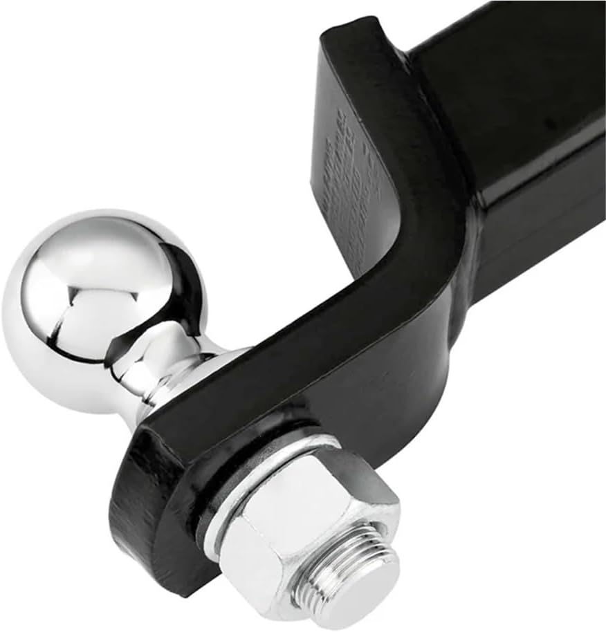 OUTMX Chrome Hitch Mount Tow Ball 50mm Dia Capacity Coupling Trailer Parts RV Accessories