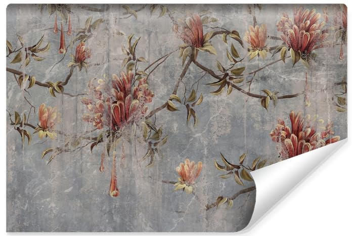 Muralo - Tapeta 3D z włókniny - fototapeta z efektem 3D - tapeta do salonu, sypialni, tapeta ścienna - fototapeta - motyw kwiatów - szer. 450 cm x wys. 300 cm