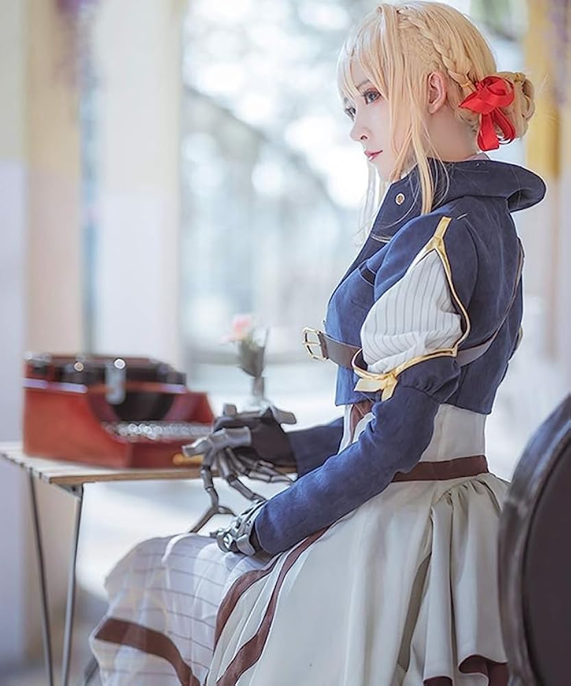 ヴァイオレットエヴァーガーデン コスプレ 鞄 ウィッグ付き Amazon.co.jp: [コスプレアニメcos]ウィッグ付き ヴァイオレット