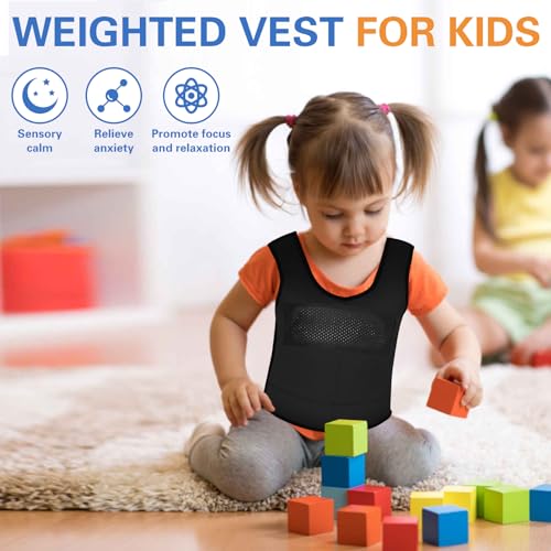 Image of Weight Vest for Kids Black (Black, Large)