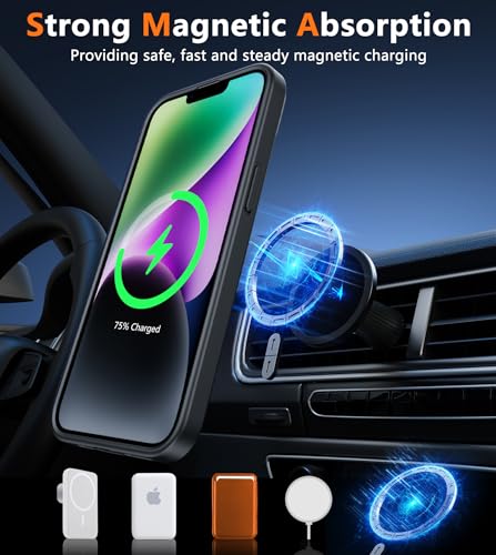 Image of FNTCASE for iPhone 13 /14 Case: Translucent Compatible with MagSafe