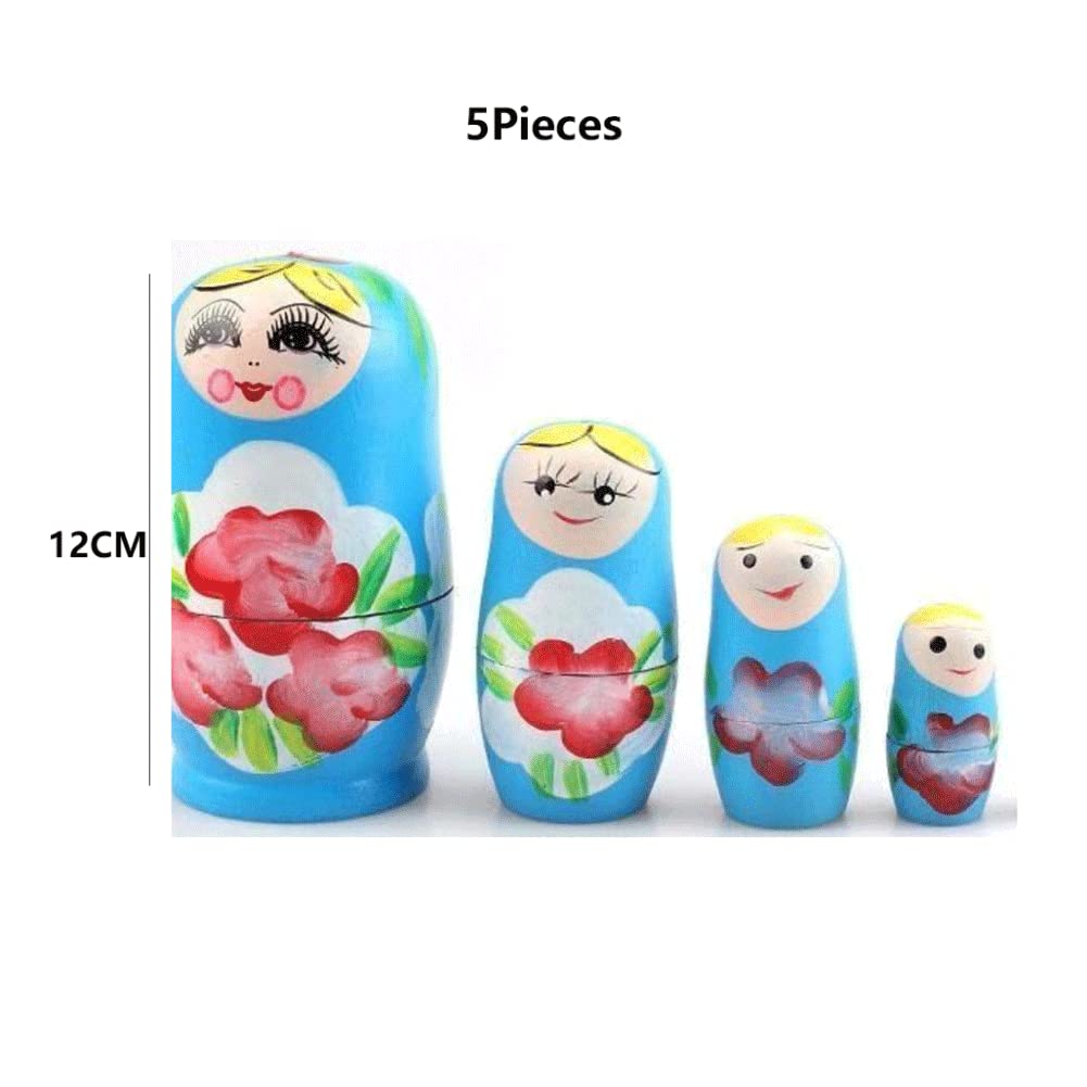 Amazon.co.jp: マトリョーシカ人形 5個ロシアの入れ子人形かわいい