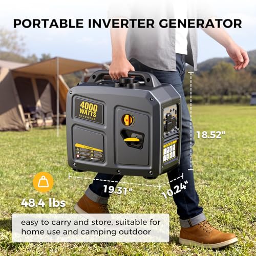 Generador Inversor Portátil 4000W para Camping y Respaldo en el Hogar miniatura 5