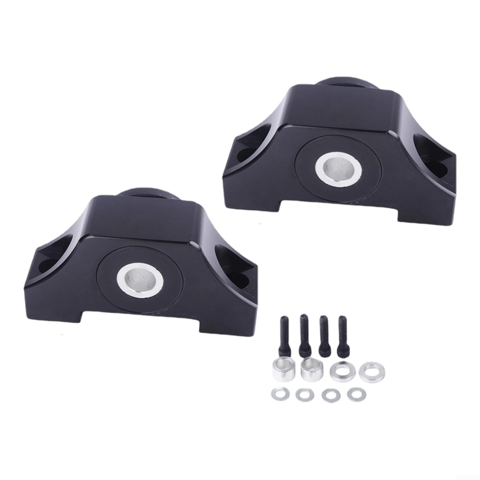 Motorlager Drehmomentstütze Für Honda Civic EG B-/D-Serie 1992-2001, Für Acura Für Integra 1994-2001, Metall Motorhalterung EM1001, Direkt Ersatz Mit Schrauben Und Distanzhülsen, Schwarz Lackiert, 2Er