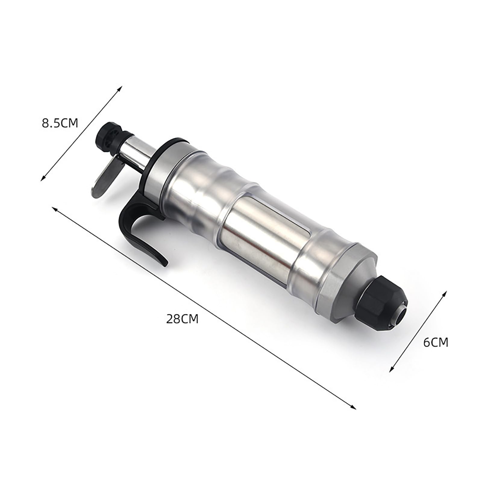 Set per decorare biscotti, pressa e glassa, in acciaio inox, con comodo manico, per biscotti e dessert