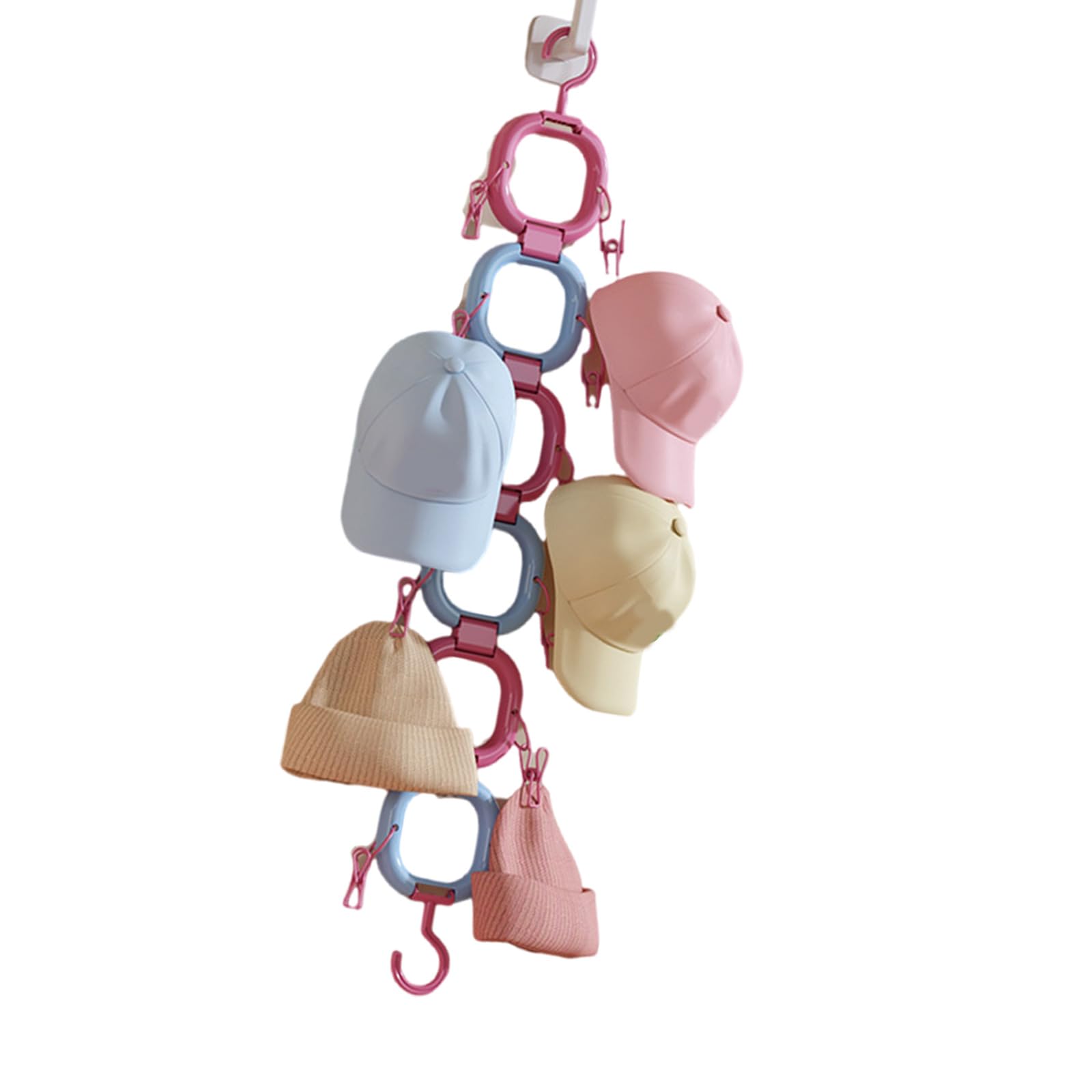 Jazuaiao A Multipurpose Door Hanger For Baseball Caps Hat Holder Closet Storage Ccessories Wall Mount Closet Organization Rack Door Hat Holder Organiser