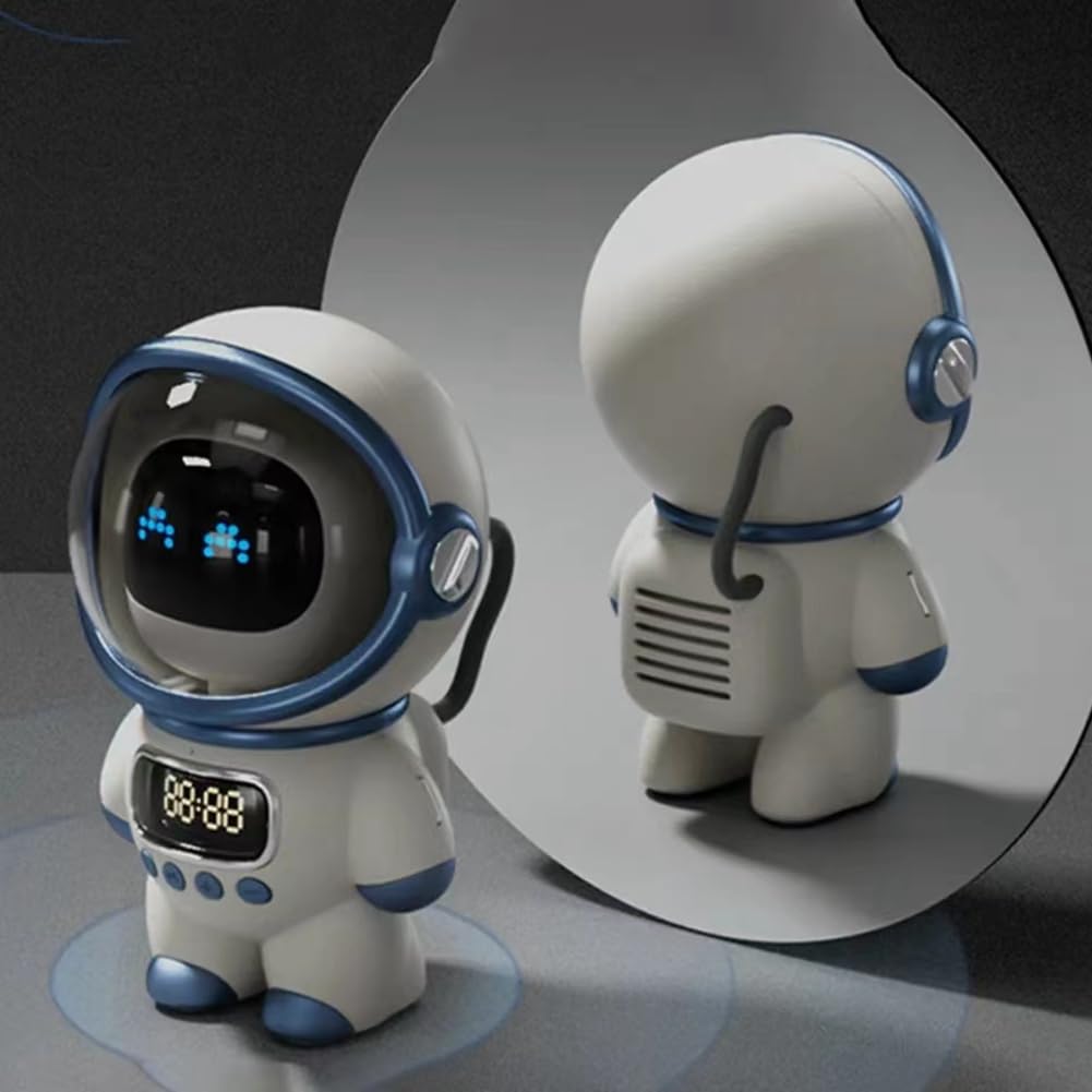 robot AI inteligente sin altavoz Bluetooth caja de sonido despertador FM Radio para regalo estudiante niño niña