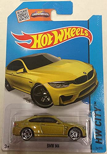 Hot Wheels BMW M4 2015 1:64 Escala Dorado miniatura 1