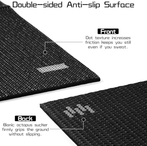 Avoalre Travel Yoga Mat Non Slip Foldable Portable Gym Mat Fitness Training Pilates Exercise Mat Workout for Women Men - Image 4