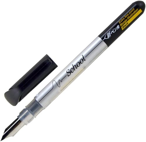 School-G Manga Pen X-Fine Point - Negro