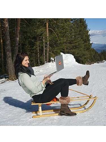 sy soul young Women Faux Fur Leg Warmers Short Furry Fuzzy Boot Cuffs Toppers Girls Winter Knitted foot cuff2