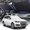 Protector Solar Universal para Parabrisas de Auto SINGARO 300T, Reflectante Plegable para Parabrisas y Ventanas con Diseño Superpuesto, Accesorios Interiores para Auto (58" L x 32" W) 2