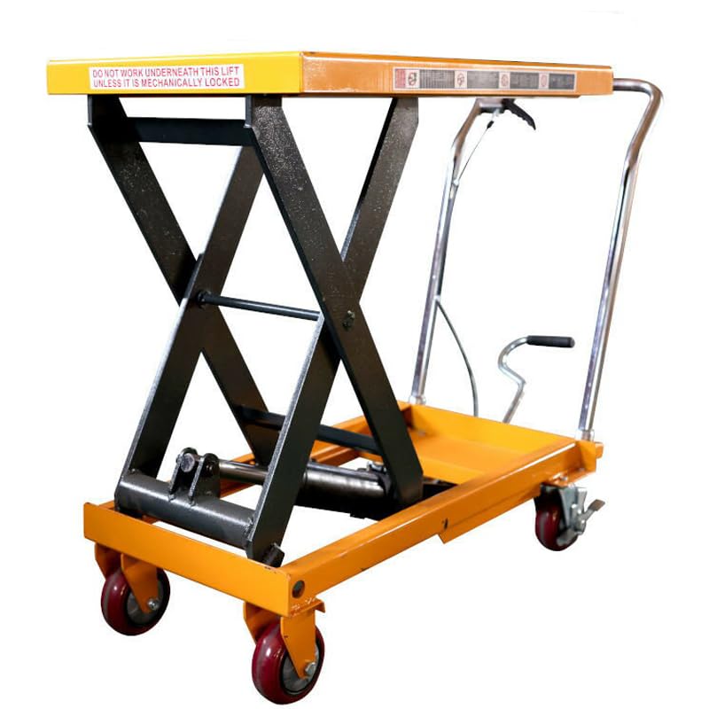 Amazon.co.jp: リフトテーブル 油圧式昇降台車 荷重300kg 最高位