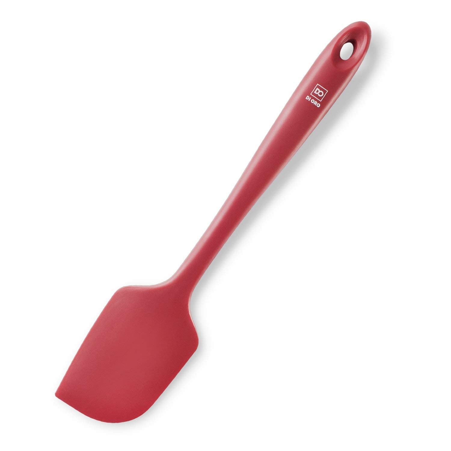 di Oro LivingLarge Silicone Spatula - 315 ºC Heat-Resistant Spatula - Seamless Design - Pro-Grade Non-Stick Silicone Rubber with Reinforced Stainless Steel S-Core Technology