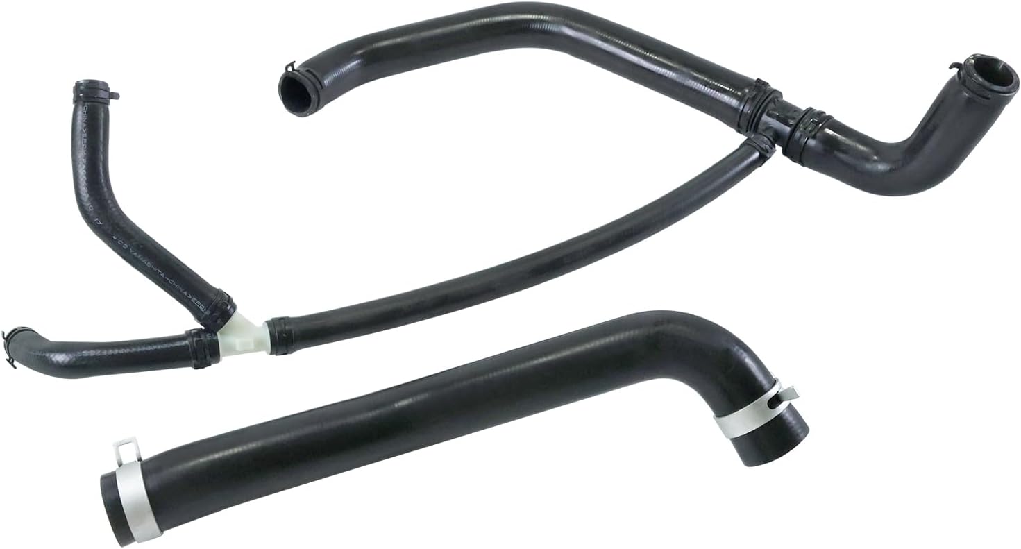Radiator Coolant Hose Upper and Lower Compatible with Dodge Durango 3.6L 2016-2020 Compatible with Jeep Grand Cherokee 3.6L 2016-2020 Replaces 68244092AA 55038160AE