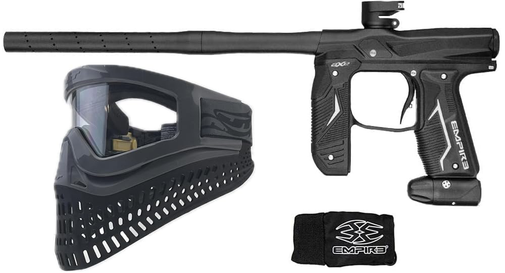 Empire Axe 2.0 Competition Paintball Gun Marker w/JT Proflex-X Paintball Mask Package