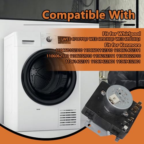Minuteur W10185976 pour sèche-linge Kenmore Whirlpool WPW10185976 - 4
