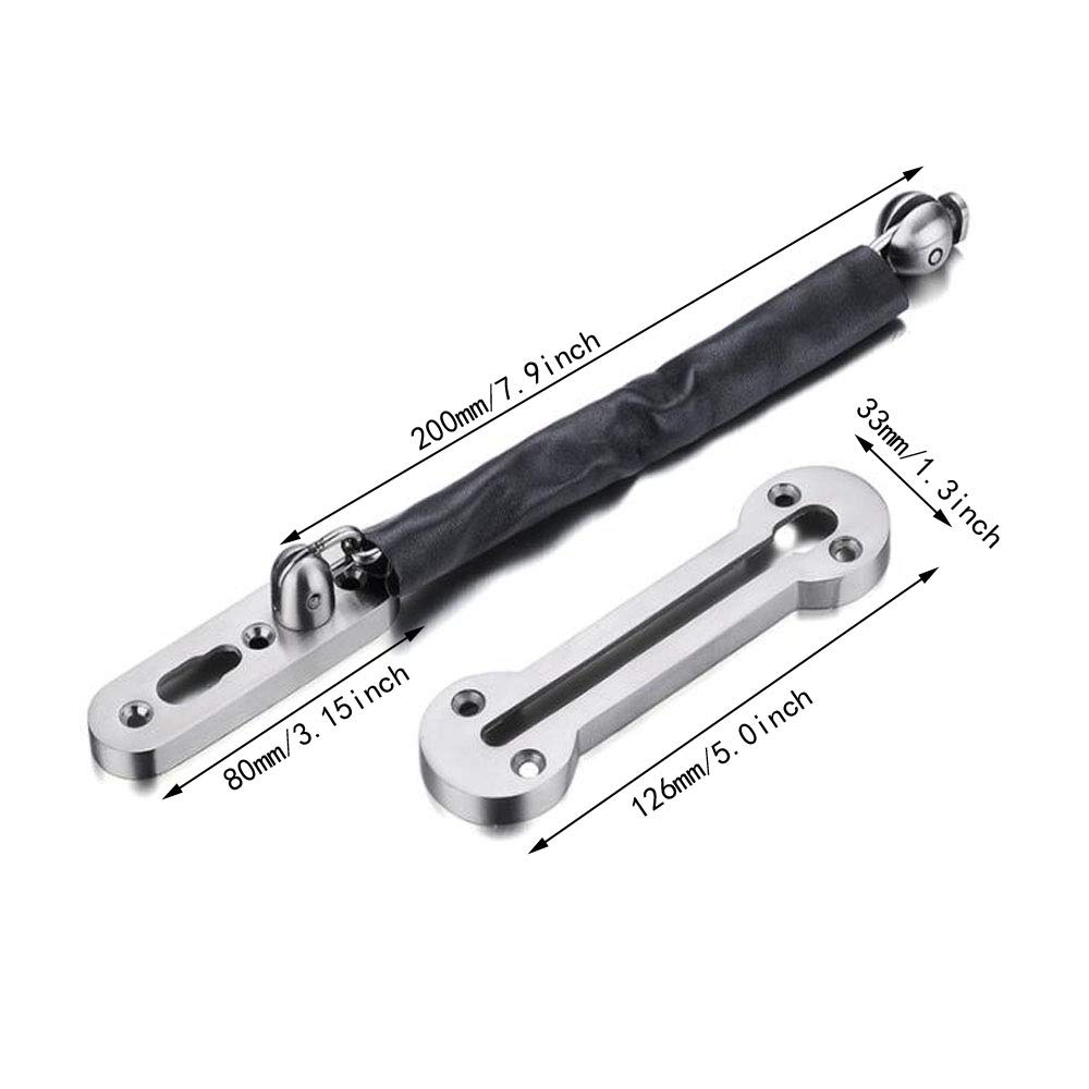 Catena Sicurezza Porta In Acciaio Inox | Blocco Antifurto | Per Casa E Hotel | Facile Installazione - Foto 13