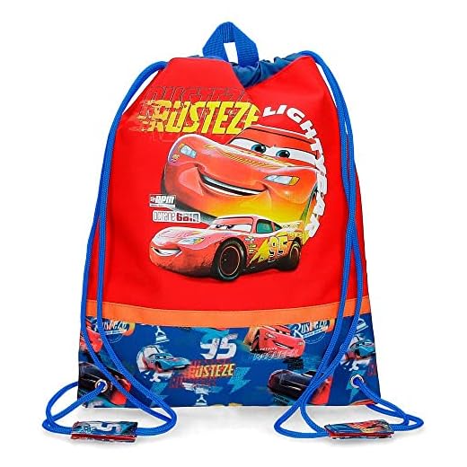 Disney Cars Rusteze Lightyear mochila Saco Rojo 27x34 cms Poliéster