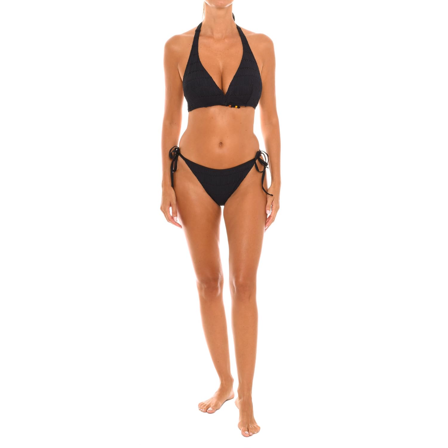 Conjunto de Bikini Halter EB0261B para Mujer
