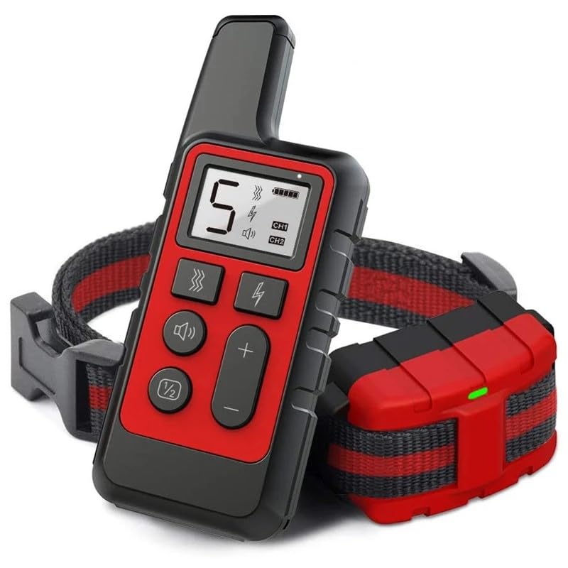 Generic 500m Remote Dog Training Collar Rechargeable Electric Shock Sound Anti-Bark Collar Waterproof Training Device for Small Big Dogs (B0CTWB25H6) Amazon Price History, Amazon Price Tracker