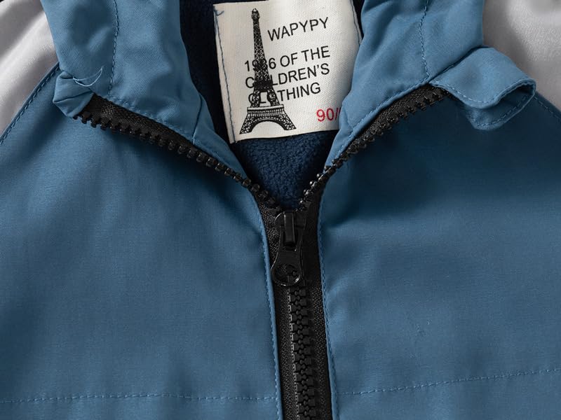 Meufam Toddler Baby Boys Girls Hooded Jacket Spring Color Block Coat Autumn Long Sleeve Windproof Outwear4