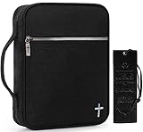 Montana West Bible Cover for Women Men with Leather Bookmark Book Carrying Cases Church Bag for Outdoor Protective