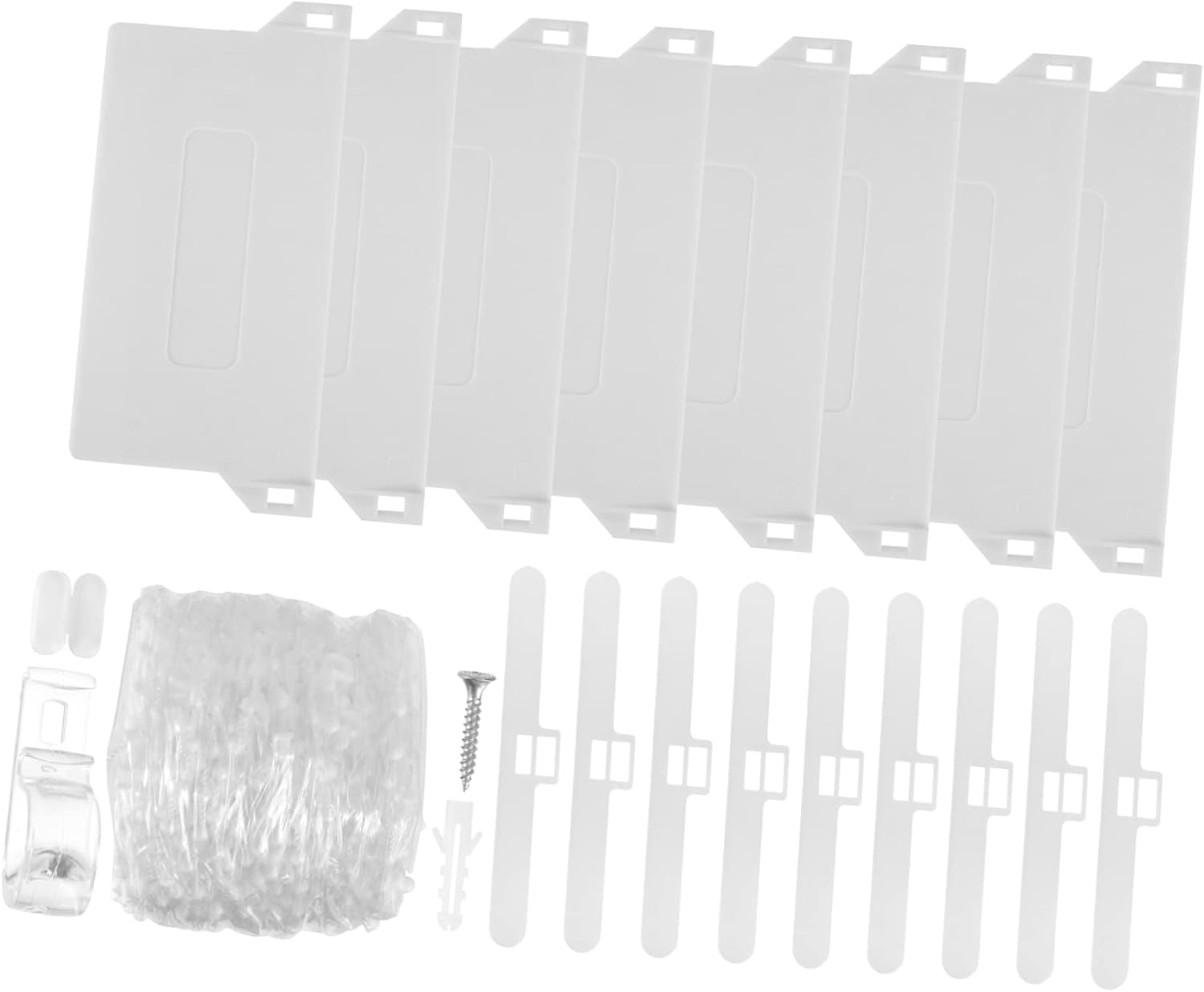 Cabilock 1set Vertical Curtain Accessories Blinds Replacement for Smooth Lightweight Design for Roller Blinds Home Decor Easy Storage Use