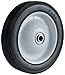 Martin Wheel 715-OF-R 7 by 1.50-Inch Light Duty Steel Wheel for Lawn Mower, 1/2-Inch Ball Bearing, 1-3/8-Inch Offset Hub, Rib Tread