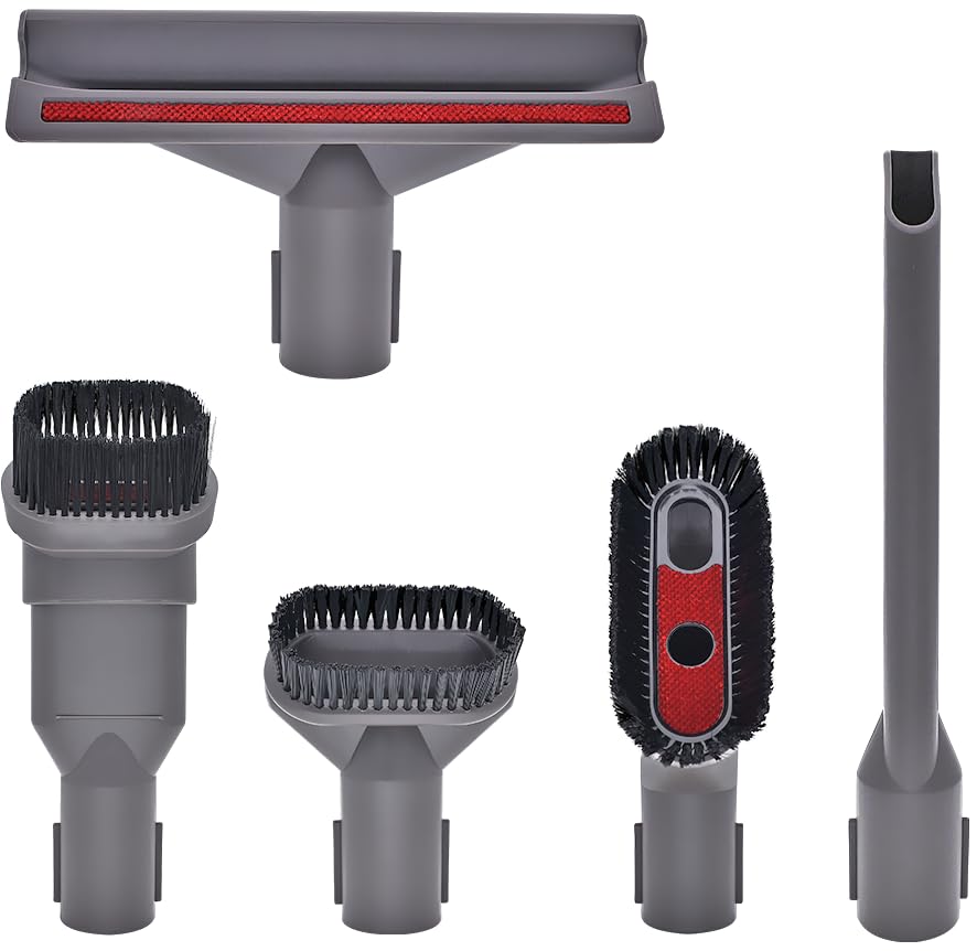 Premium Universal Düsen- und Zubehörset kompatibel mit Dyson Staubsauger V8, V10, SV10, V11, SV11, V15, Gen5 Detect - Id