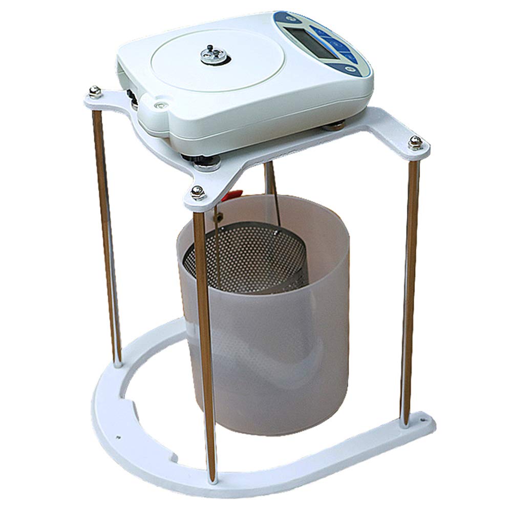 Balanza hidrostática para medir la densidad y el volumen de sólidos en laboratorios e industrias, pantalla LCD de 0,1 g, capacidad: 10 kg