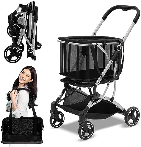 Mozan ショッピングカート おしゃれ 折りたたみ 軽量 大容量 買い物カート かいものカート 折りたたみ式 高齢者 に適用 コンパクト 台車