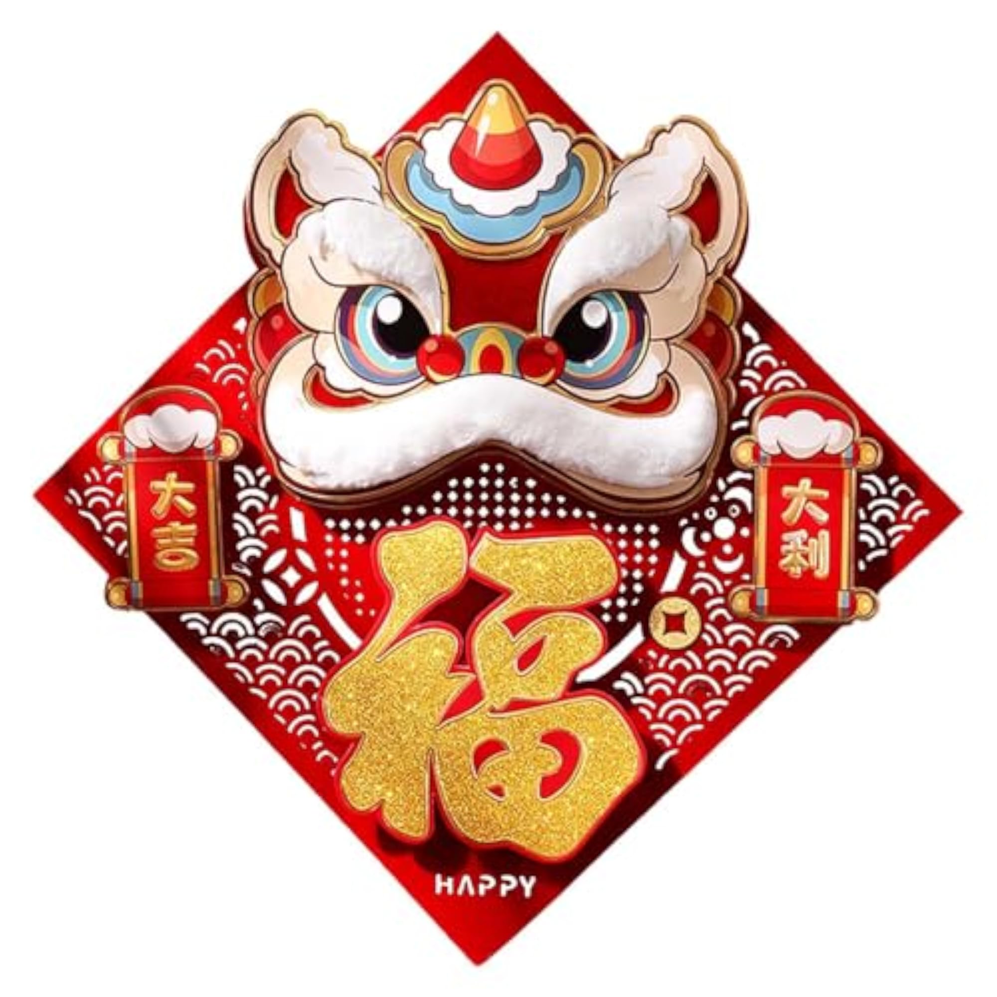 Chinese New Year Door Sticker Wall Mural