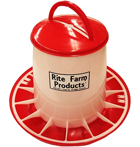 Rite Farm Products Extra Large HD 20 LB Chicken Feeder LID &Handle Poultry Chick