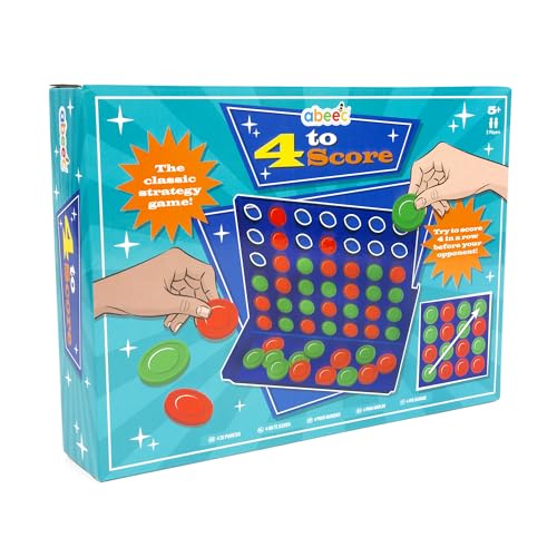 abeec 4 To Score Board Game - Family Games For Kids And Adults - Ideal Travel Games For Kids On Plane - Engaging 4 In A Row Game - Family Board Games - Kids Games - Table Games - Kids Toys abeec 4 To Score Board Game - Family Games For Kids And Adults - Ideal Travel Games For Kids On Plane - Engaging 4 In A Row Game - Family Board Games - Kids Games - Table Games - Kids Toys