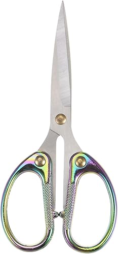 Tijeras de bordado vintage de 5.3 pulgadas, de acero inoxidable, mini tijeras para costura, manualidades, punto de cruz, manualidades, aguja de