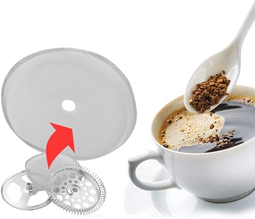 Miniatura 3 de Fdit 5 filtros universales de prensa francesa de acero inoxidable 304 de repuesto para 33.8 fl oz / 34 oz / 8 tazas de prensa francesa para