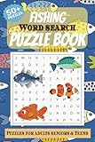  Fishing Word Search Puzzle Book: Word Searches with Easy to Read Print about Fishing, Fishes, and Fishermen and More  6x9 inches, 110 pages  50+ ... for Vacations, Holidays, and Free Times