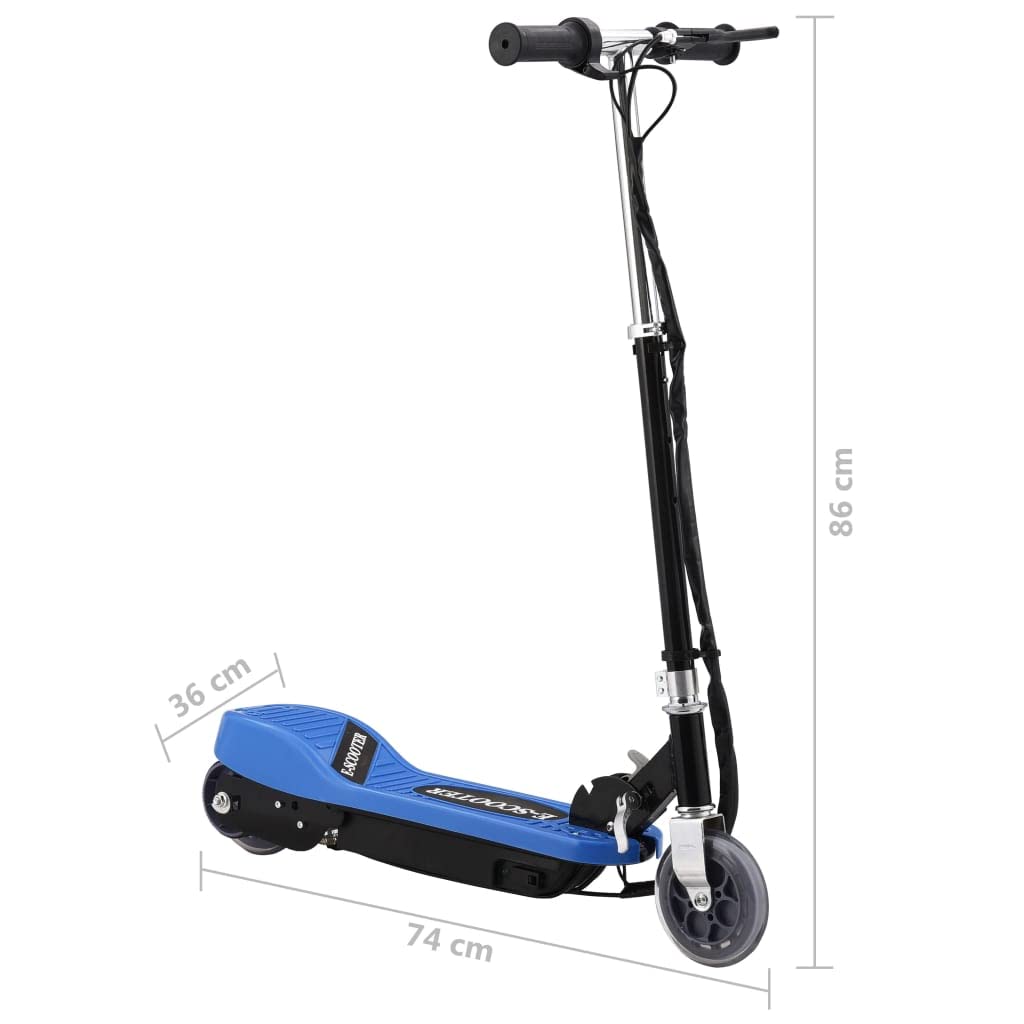 Trottinette électrique pour enfants à partir de 6 ans, 120 W, pliable, jusqu'à 12 km/h, charge maximale de 50 kg, rouge