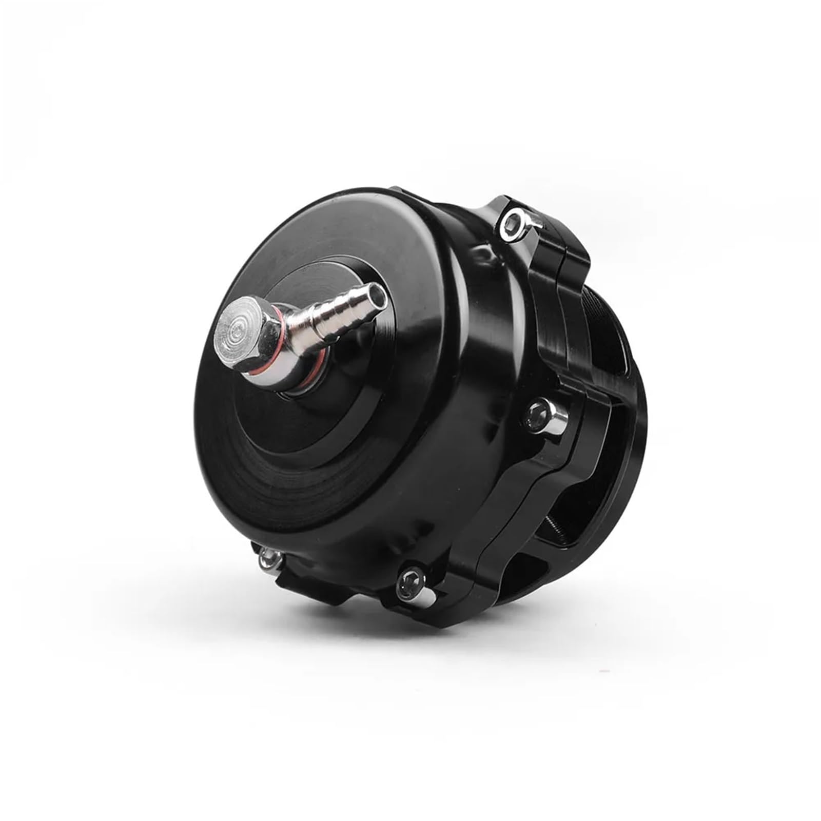 Valve de DéCharge,Turbo Blow Valve Soupape De Décharge Universelle 50 Mm À Bande En V BOV Q Typer Avec Bride Aluminium Soudée BX100372(Black)
