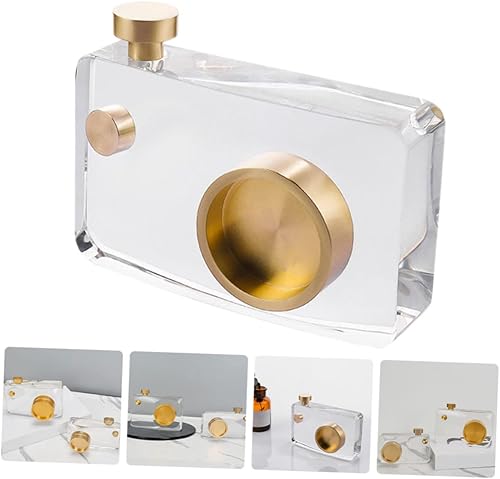 Miniatura 6 de jojofuny Estable Fondo Plano Cámara Prop Escritorio Cristal Decoración Escritorio Oficina Decoración Cámara Adornar