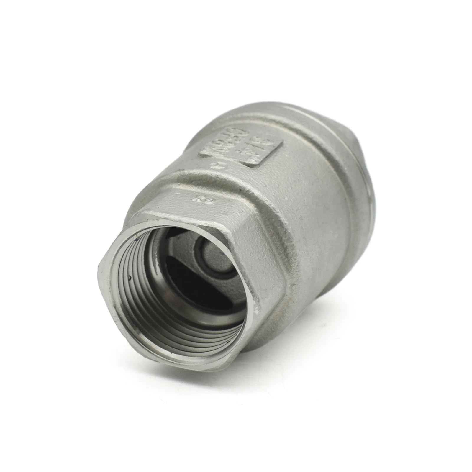 Valvola di ritegno verticale con filettatura femmina in acciaio inossidabile 316 BSP - 1/2"/3/4"/1", valvola di non ritorno unidirezionale for sistemi di fluidi industriali(1")
