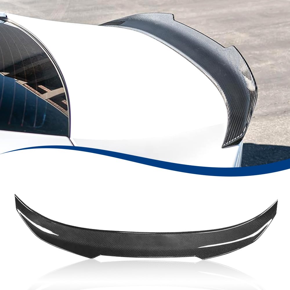 XPHAZZ Real Carbon Fiber Trunk Spoiler Compatible with BMW 8-Series (2018-2025, G16 F93 M8 Gran Coupe) PSM-Style