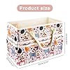 E-WEICHEN Craft Organizer Tote Bag Art Storage Caddy with Multiple Pockets Containers for Art,Craft,and Office Supplies Storage.Pink Cat #3