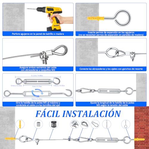 Tensores para cable 22 Imagen adicional