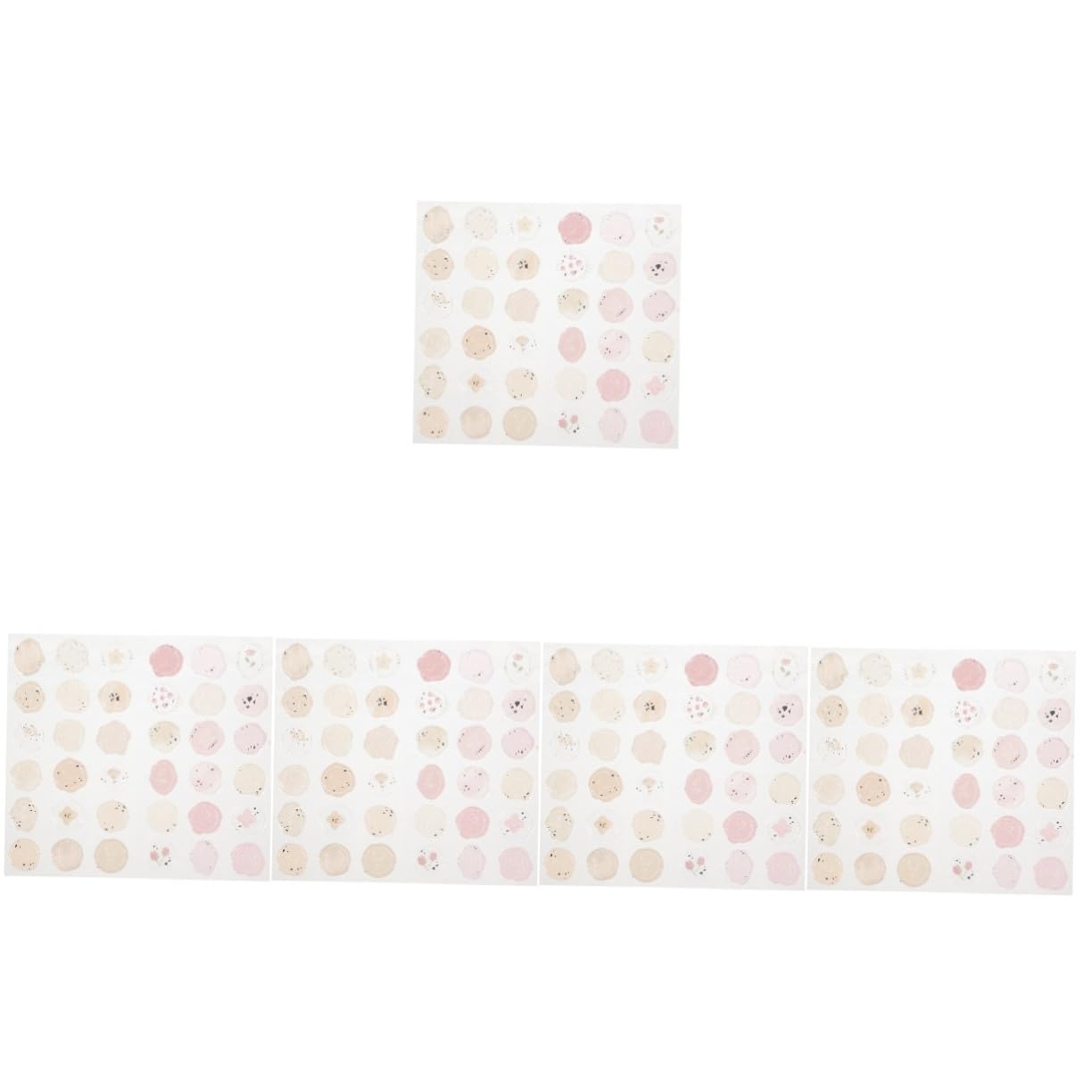 Tofficu 180piezas Sellos De Cera Adhesivos Redondos Para Decoración De y Envelopes Pack De Sellos De Lacre Colores Rosados y Perfectos Especiales