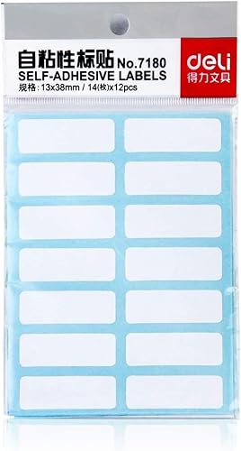Miniatura 5 de Deli Etiquetas autoadhesivas No.7180 - 12 hojas (168 etiquetas)