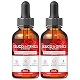 (2 Pack) GlucoGenics Drops – Premium Daily Liquid Formula with a Clean, Natural Blend to Help Maintain Balanced Levels, Circulation & Natural Flow | Easy-to-Use Gluco Genics Gotas (60 Servings)