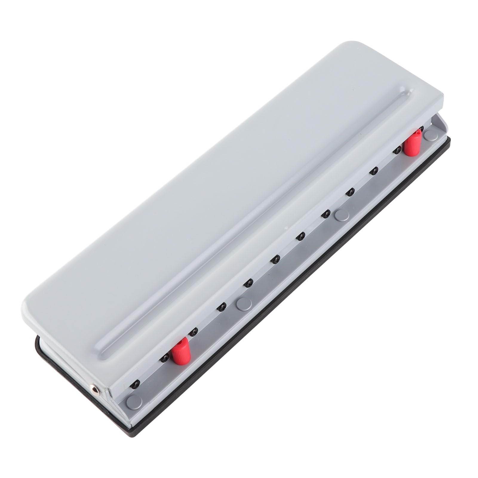 Perforatrice Regolabile a 12 Fori, 6 Fogli A4, a Forma di Fungo, con Righello di Posizionamento e Raccoglitore di Scarti, per Rilegatura di Fogli Sfusi, Uso Scolastico e ufficio. (#GY)